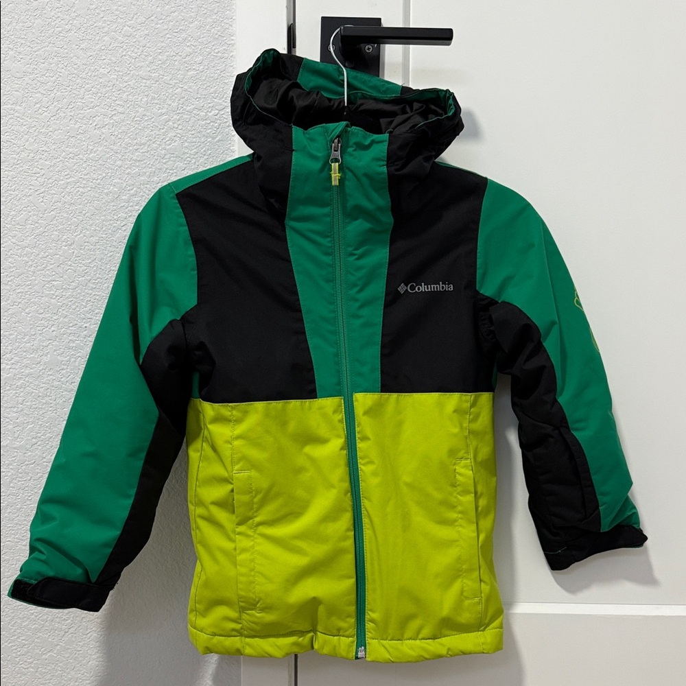 Columbia Two-Tone Green and Black Jacket